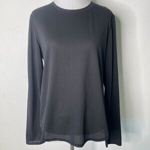 Lululemon Women's Black Long Sleeve Crewneck T-Shirt Size 8